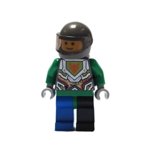 LH442 HRANÁ LEGO MINIFIGURKA MUŽ V ŠEDÉ HELMĚ