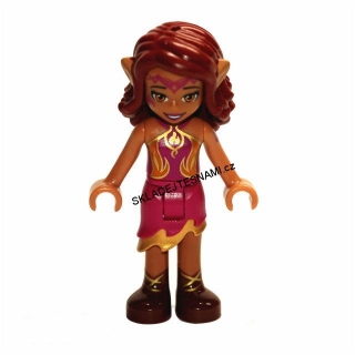 LN1275 LEGO NOVÁ MINIFIGURKA ELVES TMAVÁ PLEŤ