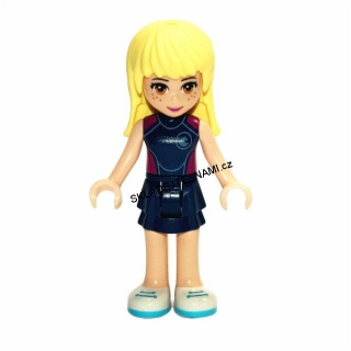 LN1280 LEGO NOVÁ MINFIGURKA FRIENDS BLOND DLOUHÉ VLASY
