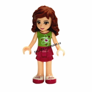 LN1289 LEGO NOVÁ MINIFIGURKA FRIENDS V RŮŽOVÉ SUKNI
