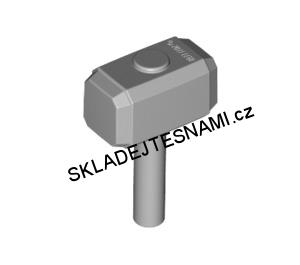 F496 LEGO DÍL ŠEDÉ KLADIVO PALICE