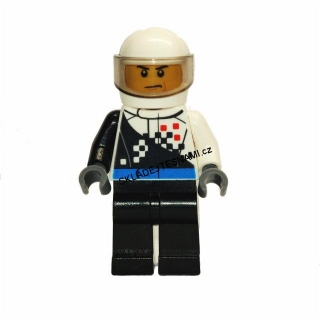 LN1368 LEGO NOVÁ MINIFIGURKA MOTORKÁŘ V HELMĚ
