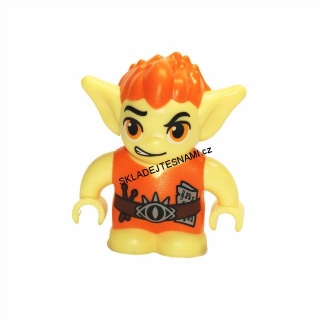 LN1376 LEGO NOVÁ MINIFIGURKA SKŘET TROL ORANŽOVÝ