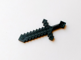 F525 LEGO HRANÝ MINECRAFT MEČ ŠEDÝ