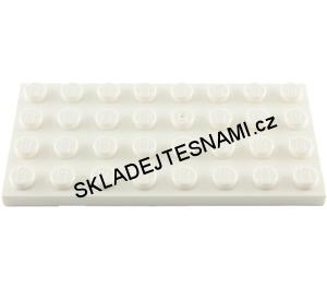 LH1325 LEGO HRANÁ PODLOŽKA DESTIČKA BÍLÁ 4X8