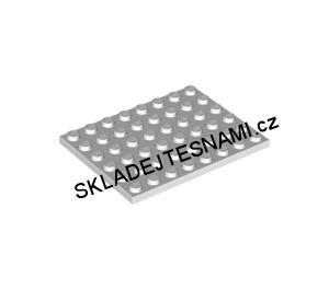 LH1345 LEGO HRANÁ PODLOŽKA DESTIČKA BÍLÁ 6X8 NOPKŮ
