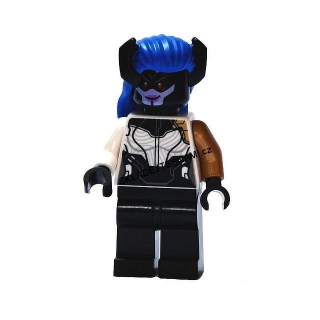 LN1441 NOVÁ MINIFIGURKA ČERNÝ OBLIČEJ S ROHY