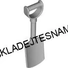 N1063 DUPLO NOVÁ LOPATA ŠEDÁ