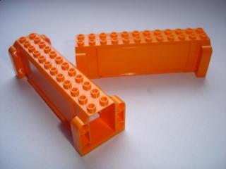 LH151 LEGO HRANÉ ORANŽOVÉ DÍLY 2 KS