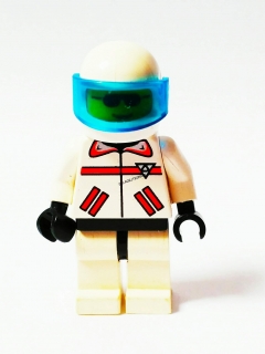Lh461 LEGO HRANÁ MINIFIGURKA CITY MOTORKÁŘ/KOSMONAUT