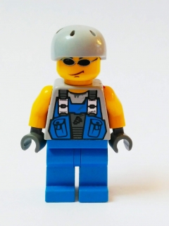 Lh493 LEGO HRANÁ MINIFIGURKA CITY PARAŠUTYSTA