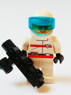 Lh511 LEGO HRANÁ MINIFIGURKA VESMÍRNÝ MUŽ S PISTOLÍ