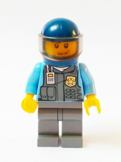 Lh514 LEGO HRANÁ MINIFIGURKA CITY POLICISTA