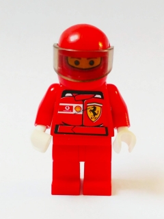 Lh527 LEGO HRANÁ MINIFIGURKA CITY ŘIDIČ PILOT FORMULE 1