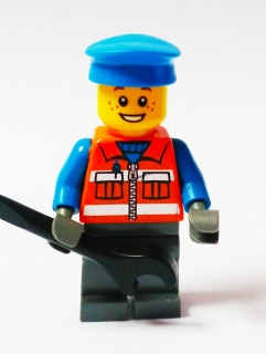 Lh539 LEGO HRANÁ MINIFIGURKA OPRAVÁŘ S MONTÁŽNÍM KLÍČEM