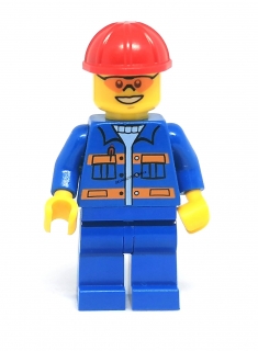 Lh587 LEGO HRANÁ MINIFIGURKA DĚLNÍK