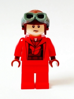 LH668 LEGO HRANÁ MINIFIGURKA STAR WARS ČERVENÁ S BRÝLEMI