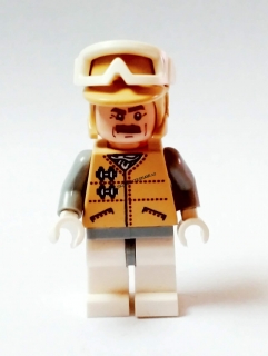 LH674 LEGO HRANÁ MINIFIGURKA STAR WARS BÍLÁ MUŽ S VOUSY