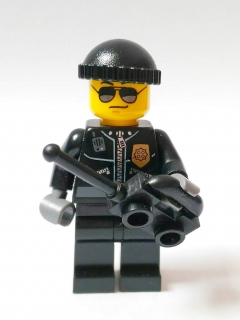 LH843 LEGO HRANÁ MINIFIGURKA POLICISTA S VYSÍLAČKOU