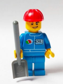 LH845 LEGO HRANÁ MINIFIGURKA DĚLNÍK S LOPATOU