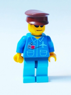 LH880LEGO HRANÁ MINIFIGURKA OBSLUHA LETIŠTĚ