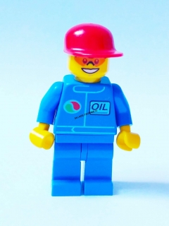 LH886 LEGO HRANÁ MINIFIGURKA OBSLUHA ČERPACÍ STANICE