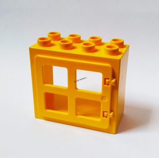H398 DUPLO HRANÝ DÍL ŽLUTÉ OKNO ŽLUTÝ RÁM
