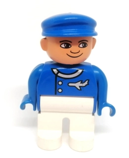 H461 DUPLO HRANÁ FIGURKA PILOT STARŠÍ TYP