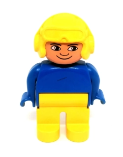 H462 DUPLO HRANÁ FIGURKA PILOT ŽLUTÁ HELMA