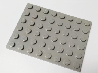 LH1489 LEGO HRANÁ PODLOŽKA DESTIČKA ŠEDÁ 6X8 NOPKŮ