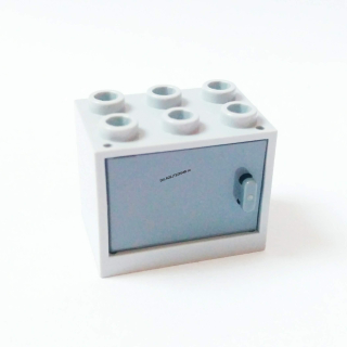 LH1524 LEGO HRANÝ DÍL ŠEDÁ BEDNA OTVÍRACÍ