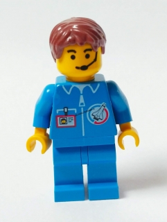 LH1133 LEGO HRANÁ MINIFIGURKA PRACOVNÍK NASA