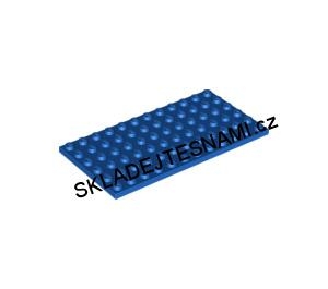LH1661 LEGO HRANÁ DESTIČKA MODRÁ 6X12 NOPKŮ