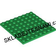 LH1668 LEGO HRANÁ DESTIČKA ZELENÁ 8X8 NOPKŮ