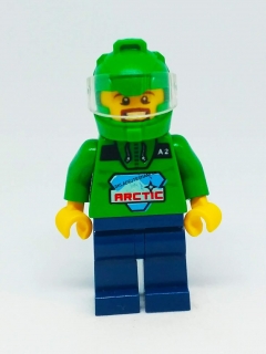 LH1359 HRANÁ MINIFIGURKA ZELENÝ MUŽ V ZELENÉ HELMĚ