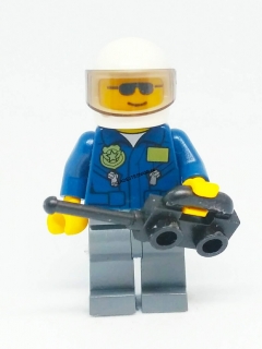 LH1364 HRANÁ MINIFIGURKA POLICISTA S VYSÍLAČKOU