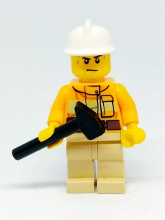 LH1397 HRANÁ MINIFIGURKA DĚLNÍK S KLADIVEM