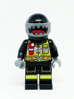LH1423 HRANÁ MINIFIGURKA MUŽ V MOTOHELMĚ