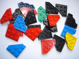 LH234 LEGO HRANÉ DÍLY SADA 10 KS MIX BAREV