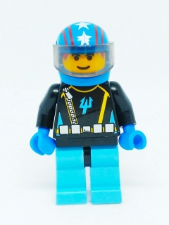 LH1547 HRANÁ MINIFIGURKA MOTORKÁŘ V MODRÉM