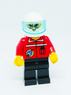 LH1548 HRANÁ MINIFIGURKA MOTORKÁŘ MODRÉ HLEDÍ