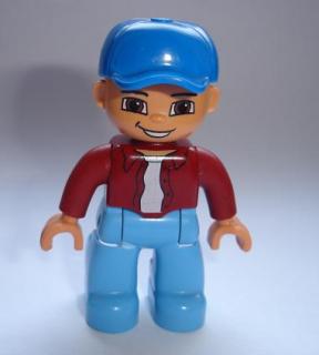 H306 DUPLO HRANÁ FIGURKA TATÍNEK VE VÍNOVÉ KOŠILI