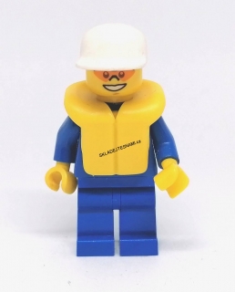 LH1947 HRANÁ LEGO MINIFIGURKA CITY V ZÁCHRANNÉ VESTĚ