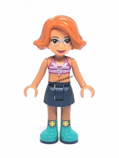 LN2152 LEGO NOVÁ MINIFIGURKA FRIENDS TMAVÁ PLEť