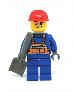 LH2091 HRANÁ LEGO MINIFIGURKA MUŽ S LOPATOU