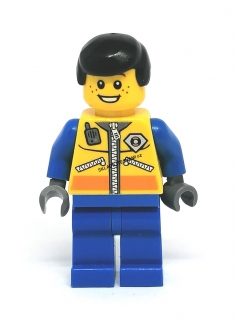 LH2092 HRANÁ LEGO MINIFIGURKA MUŽ Z POBŘEŽNÍ HLÍDKY
