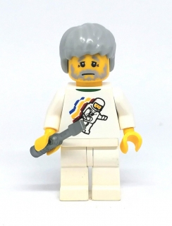 LH2114 HRANÁ LEGO MINIFIGURKA KOSMONAUT SE ŠROUBOVÁKEM