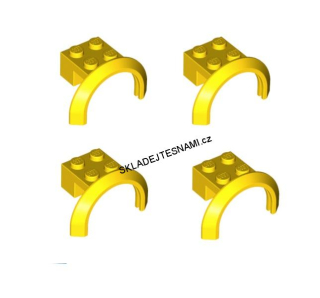 LH1885 LEGO HRANÉ ŽLUTÉ BLATNÍKY 4 KS