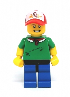 LH2144 HRANÁ LEGO MINIFIGURKA MUŽ KUCHAŘ PRODAVAČ KEBABU
