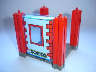 LH363 LEGO HRANÉ PATRO HASIČSKÉ STANICE S OKNEM